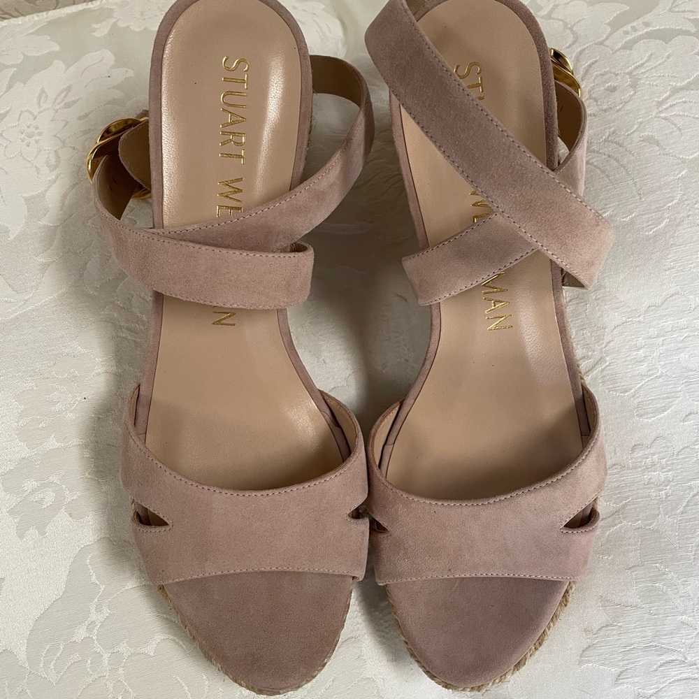 BRAND NEW Stuart Weitzman Espadrille Wedge Heel - Picture 3 of 6